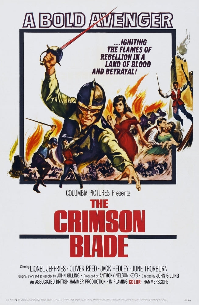 The Crimson Blade Us Poster Art 1963 Movie Poster Masterprint Image 1