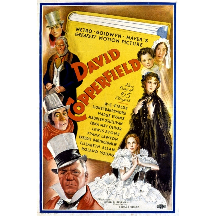 David Copperfield W.C. Fields Freddie Bartholomew 1935 Movie Poster Masterprint Image 1