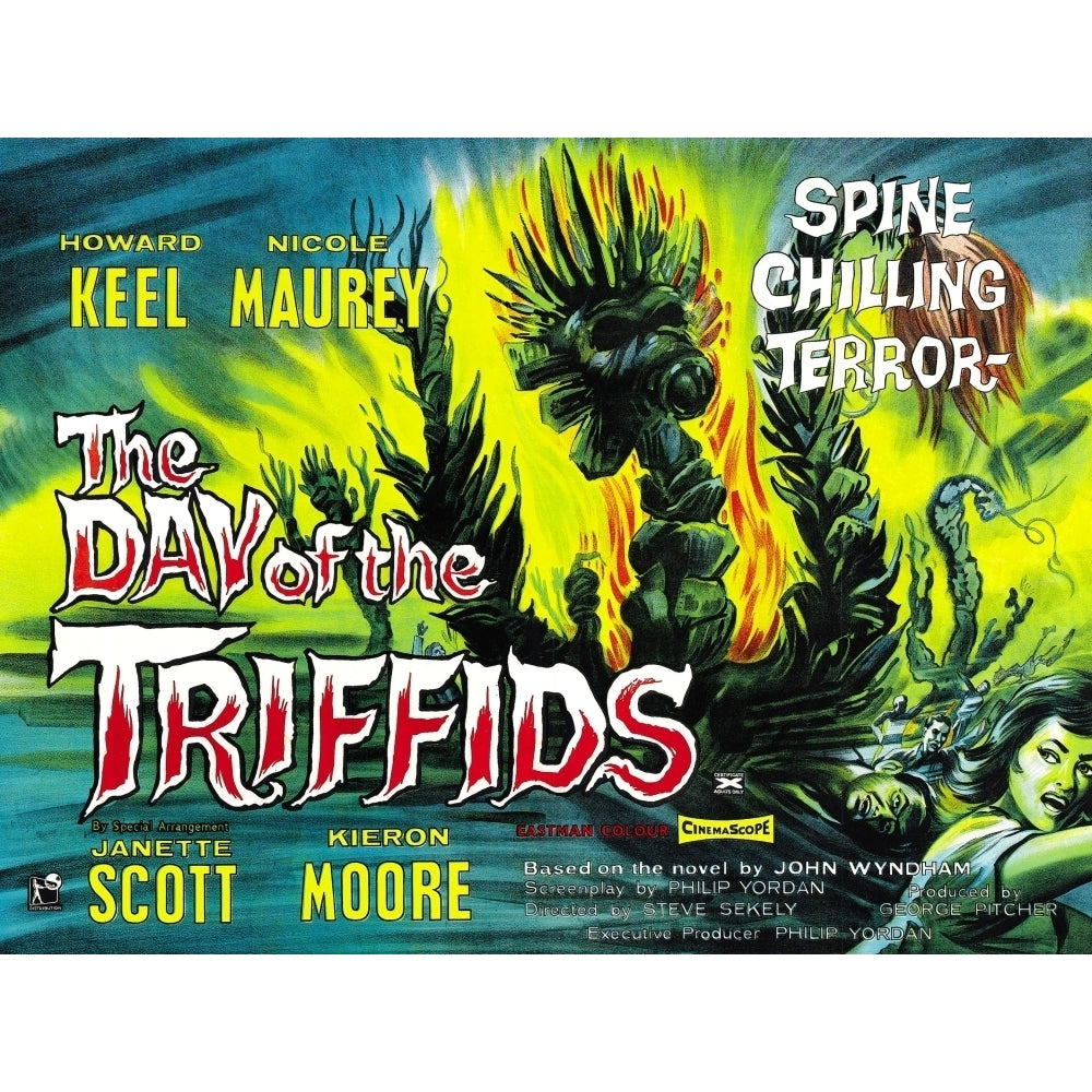 The Day Of The Triffids British Poster Art 1963. Movie Poster Masterprint Image 2