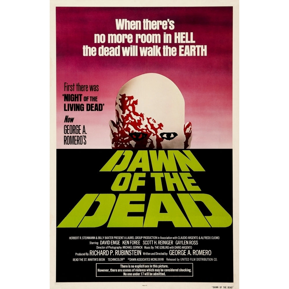 Dawn Of The Dead U Movie Poster Masterprint Image 1