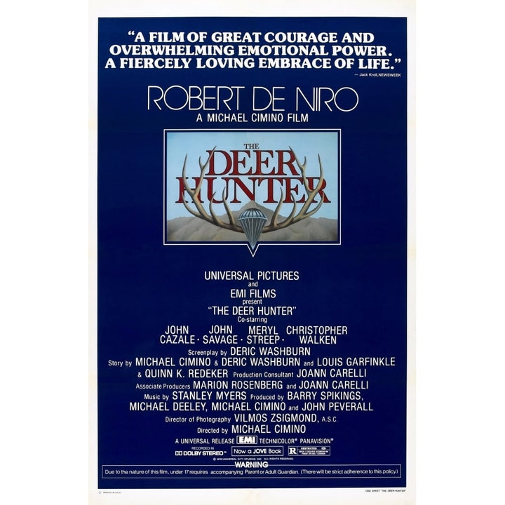 The Deer Hunter Us Poster 1978 ???? Universal/Courtesy Everett Collection Movie Poster Masterprint Image 1