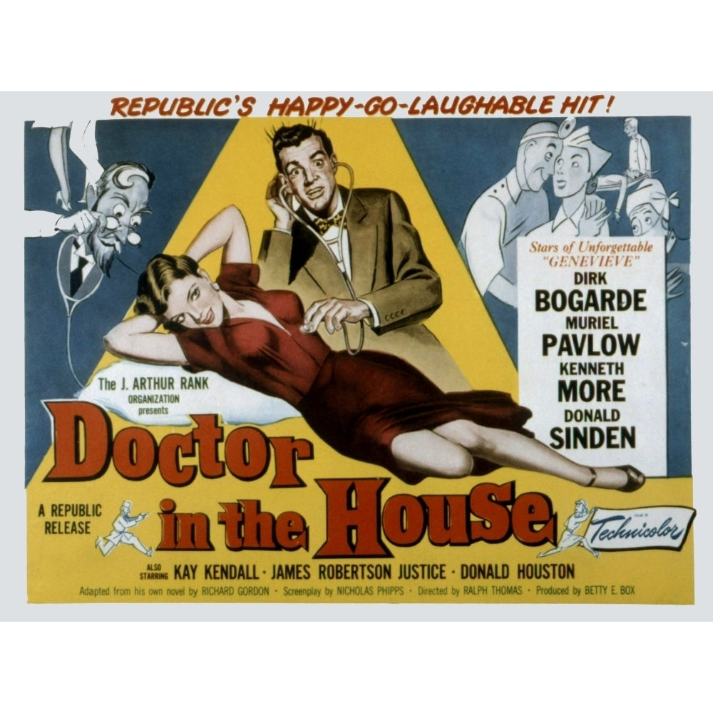 Doctor In The House Kenneth More 1954 Movie Poster Masterprint Image 2