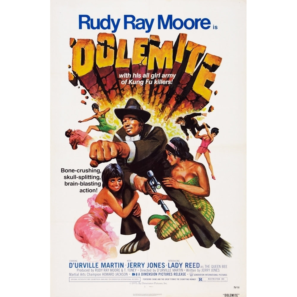 Dolemite Us Poster Rudy Ray Moore 1975 Movie Poster Masterprint Image 1