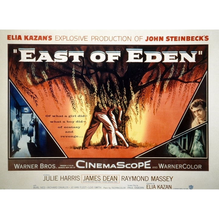 East Of Eden James Dean Lois Smith Julie Harris Jo Van Fleet 1955 Movie Poster Masterprint Image 2