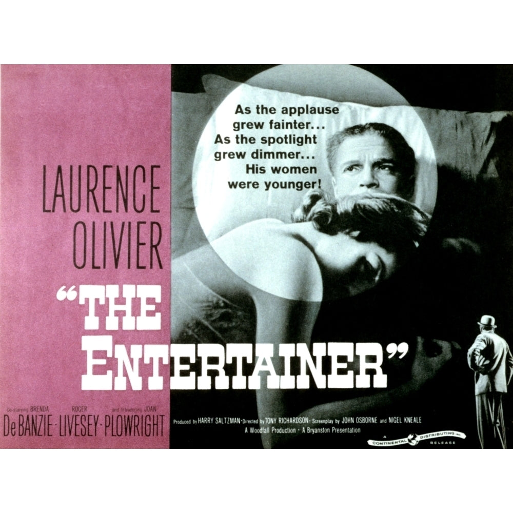 The Entertainer Laurence Olivier 1960 Poster Art Movie Poster Masterprint Image 1