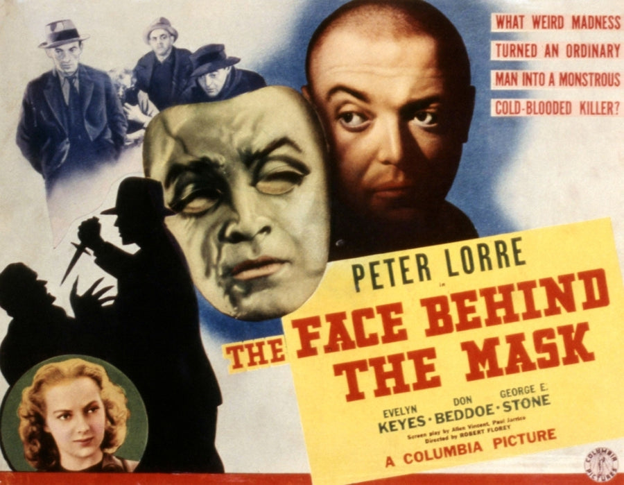 The Face Behind The Mask Peter Lorre Evelyn Keyes 1941 Movie Poster Masterprint Image 1