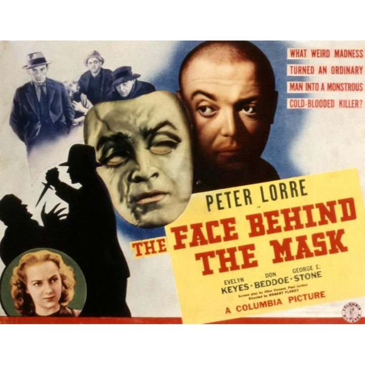 The Face Behind The Mask Peter Lorre Evelyn Keyes 1941 Movie Poster Masterprint Image 2