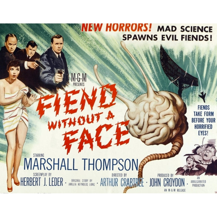 Fiend Without A Face 1958 Movie Poster Masterprint Image 2