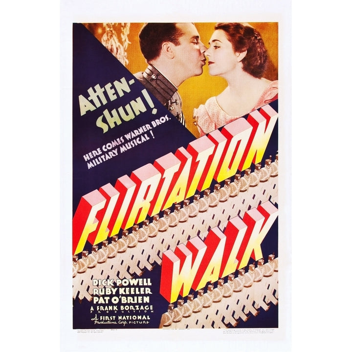 Flirtation Walk Us Poster Art From Left: Dick Powell Ruby Keeler 1934 Movie Poster Masterprint Image 2