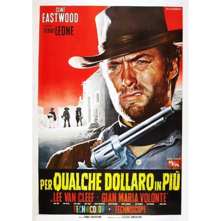 For A Few Dollars More Clint Eastwood 1965 Movie Poster Masterprint Image 2