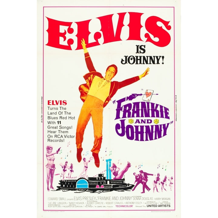 Frankie And Johnny Donna Douglas Elvis Presley 1966 Movie Poster Masterprint Image 2