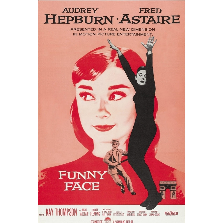 Funny Face Audrey Hepburn Fred Astaire 1957 Poster Art Movie Poster Masterprint Image 1