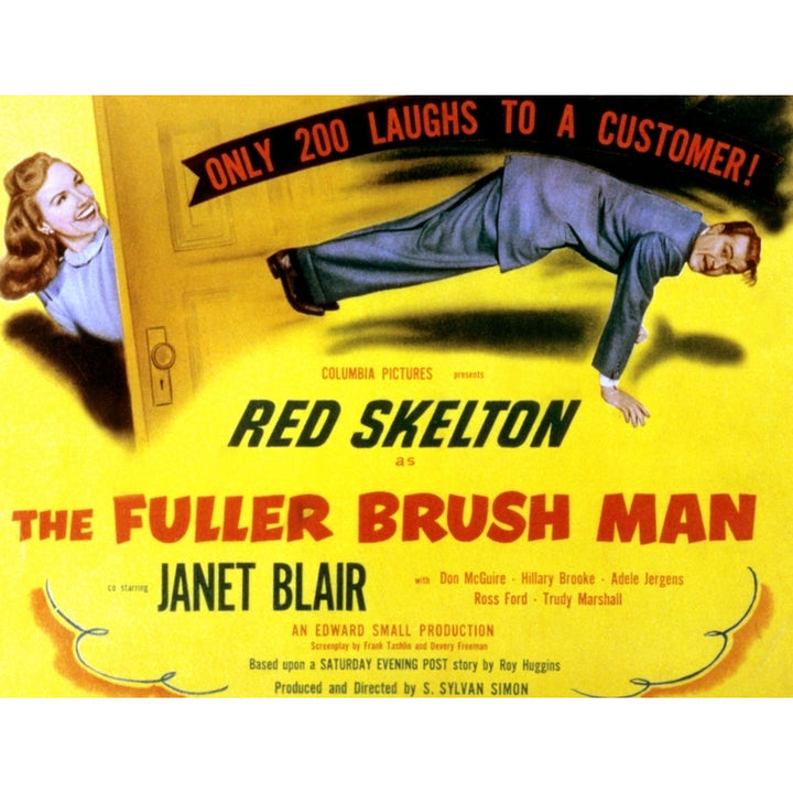 The Fuller Brush Man Janet Blair Red Skelton 1948 Movie Poster Masterprint Image 1