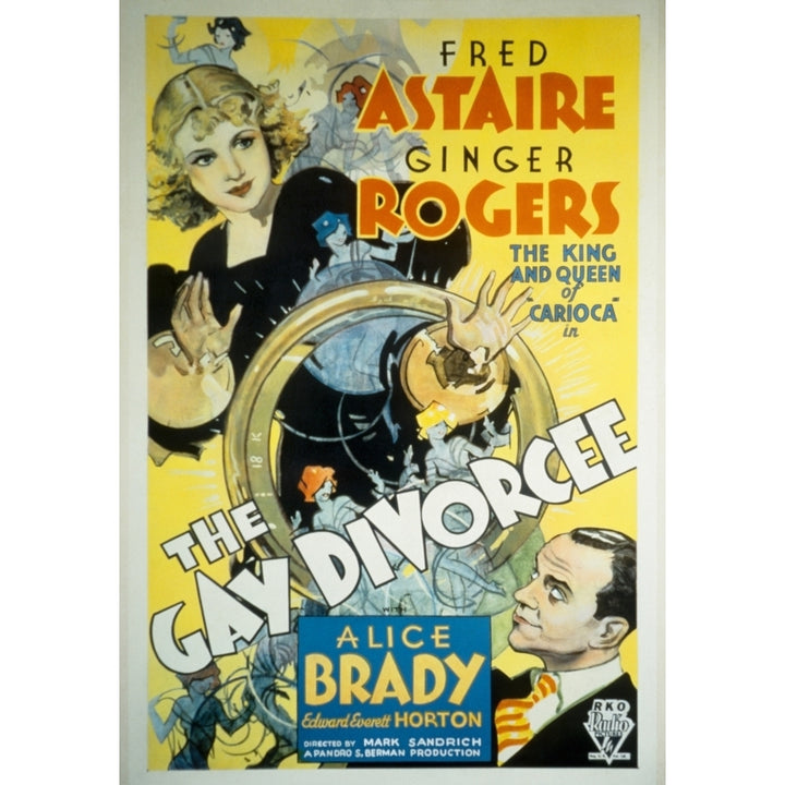 The Gay Divorcee Ginger Rogers Fred Astaire 1934 Movie Poster Masterprint Image 1