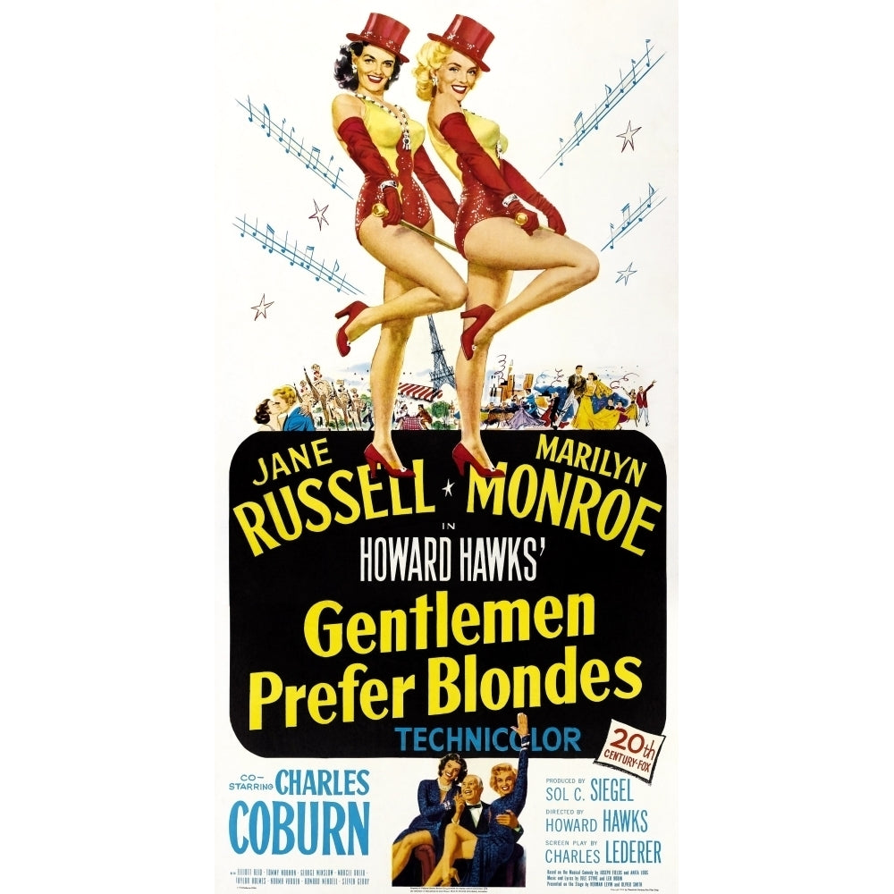 Gentlemen Prefer Blondes U Movie Poster Masterprint Image 2