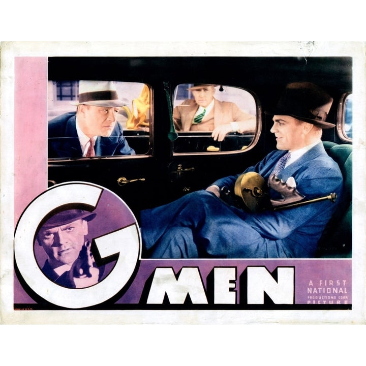 G-Men Us Lobbycard From Left: Robert Armstrong James Cagney 1935 Movie Poster Masterprint Image 1