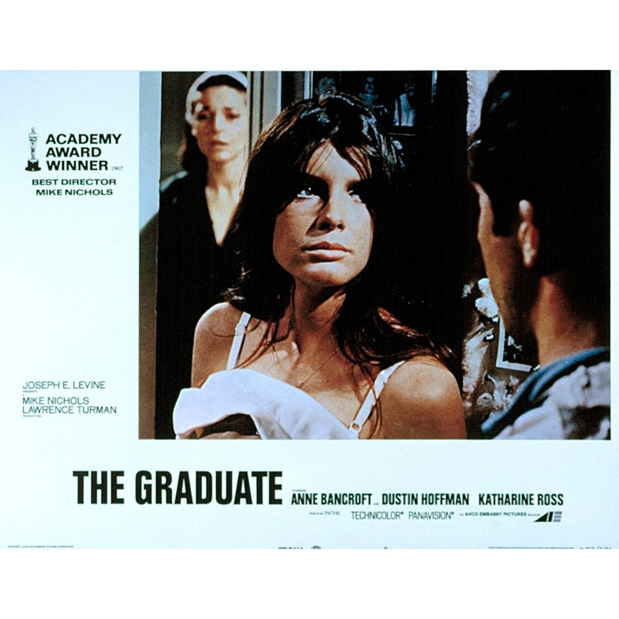 The Graduate Anne Bancroft Katharine Ross Dustin Hoffman 1967 Movie Poster Masterprint Image 1