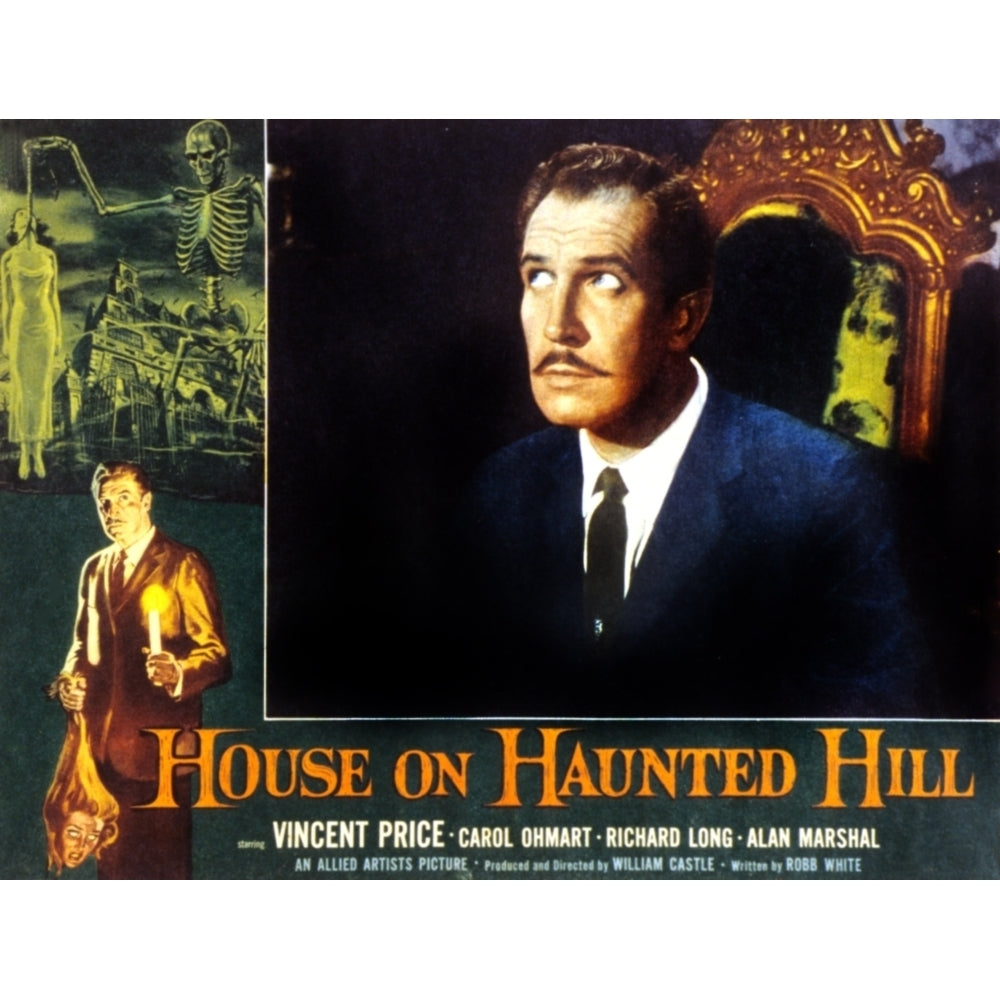 House On Haunted Hill Vincent Price 1959 Movie Poster Masterprint Image 2