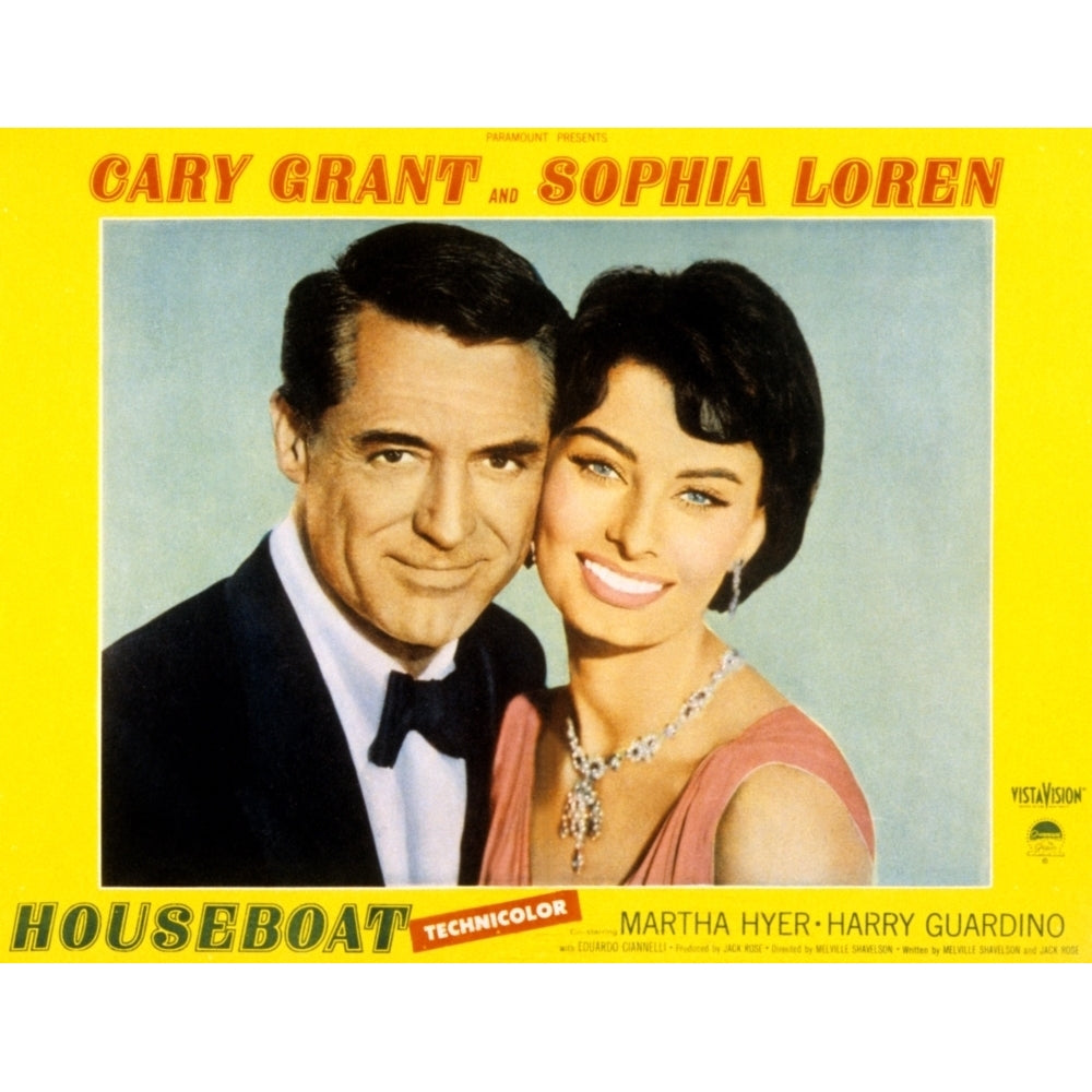 Houseboat Cary Grant Sophia Loren 1958 Movie Poster Masterprint Image 2