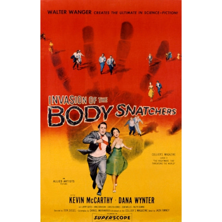 Invasion Of The Body Snatchers Poster Art Kevin Mccarthy Dana Wynter 1956 Movie Poster Masterprint Image 1