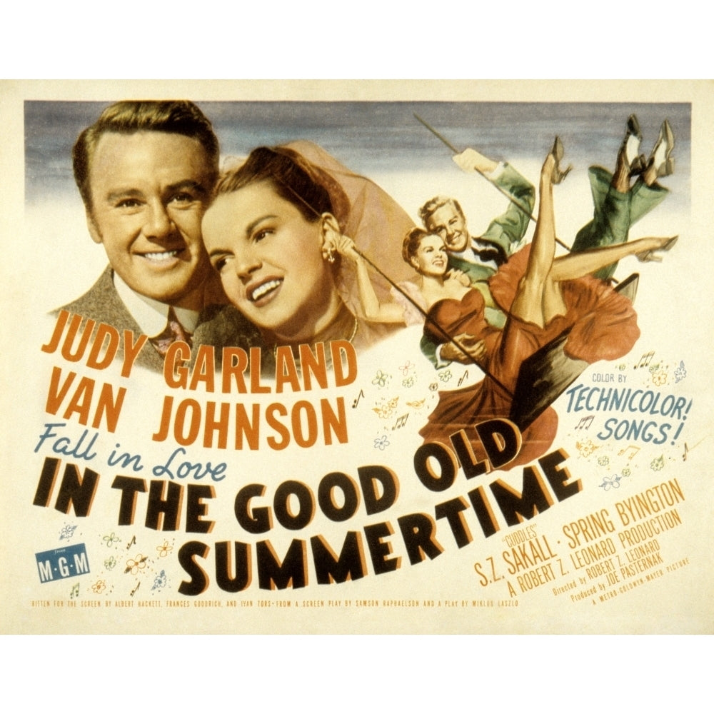 In The Good Old Summertime Van Johnson Judy Garland 1949 Movie Poster Masterprint Image 1