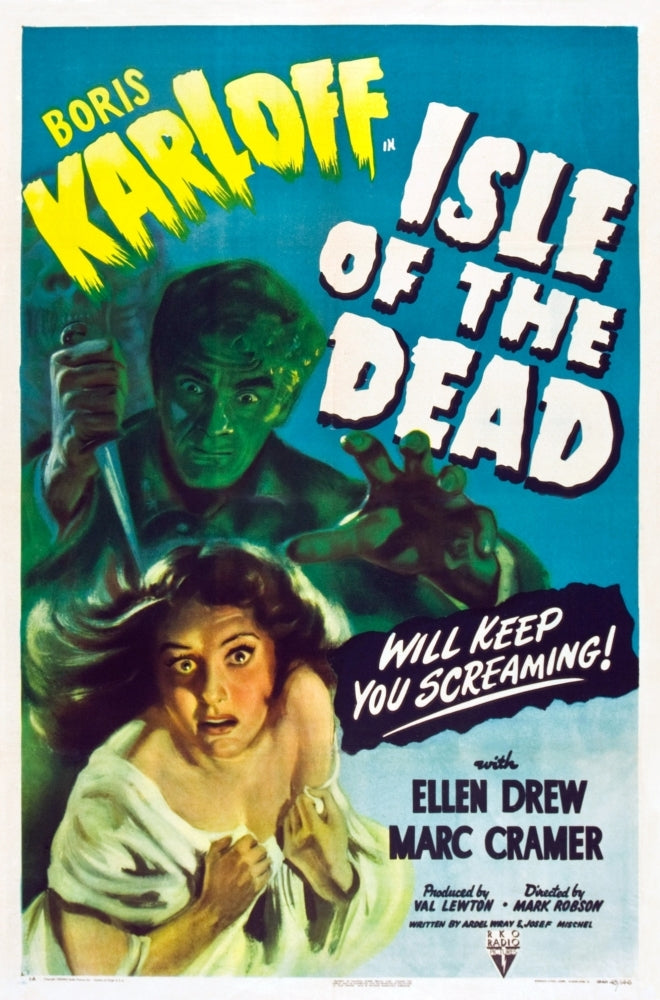 Isle Of The Dead Boris Karloff Ellen Drew 1945 Movie Poster Masterprint Image 1