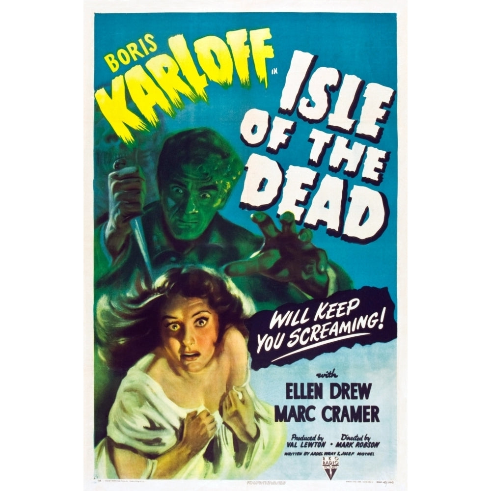 Isle Of The Dead Boris Karloff Ellen Drew 1945 Movie Poster Masterprint Image 2