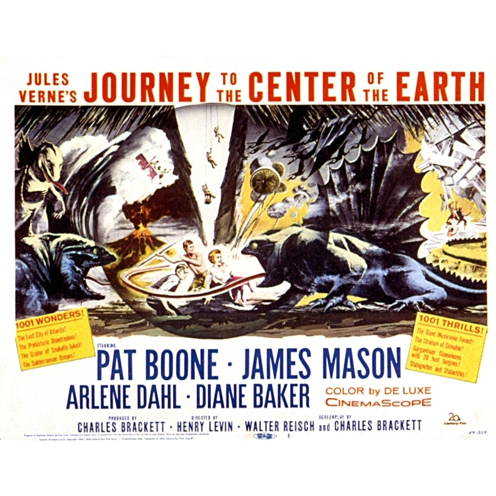 Journey To The Center Of The Earth 1959 Movie Poster Masterprint Image 1