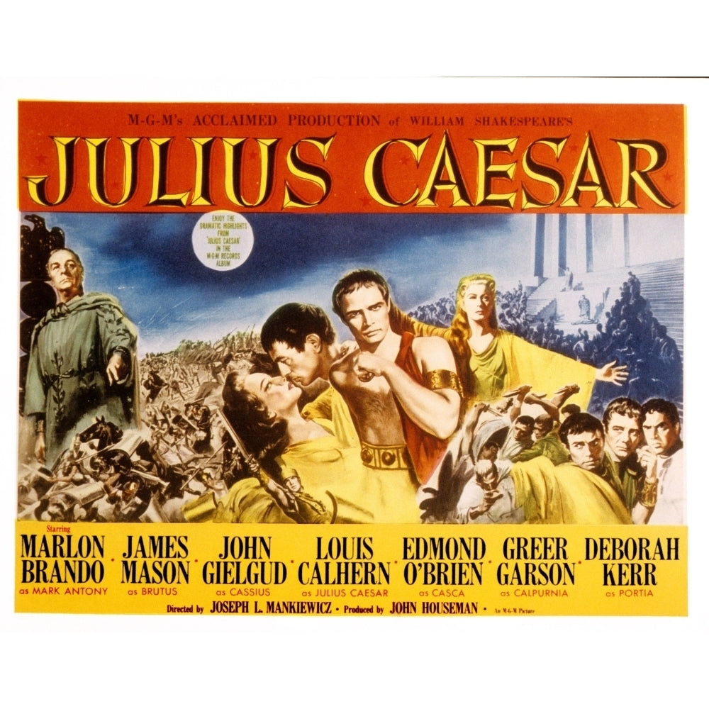 Julius Caesar Movie Poster Masterprint Image 2