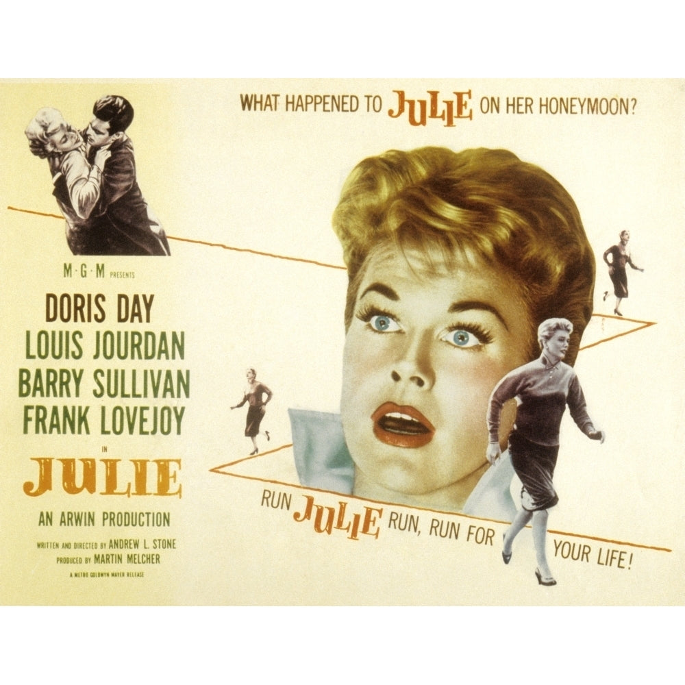 Julie Louis Jourdan Doris Day 1956 Movie Poster Masterprint Image 2