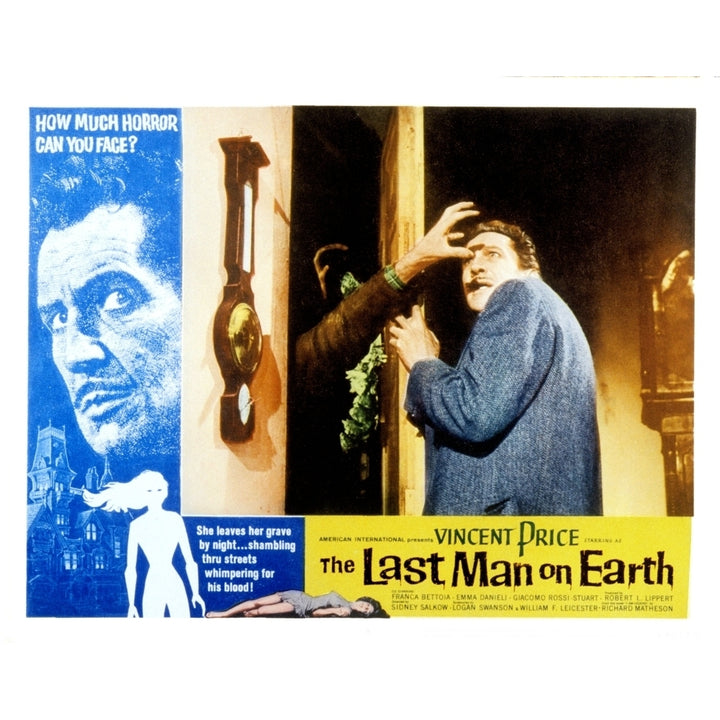 The Last Man On Earth Vincent Price 1964 Movie Poster Masterprint Image 1