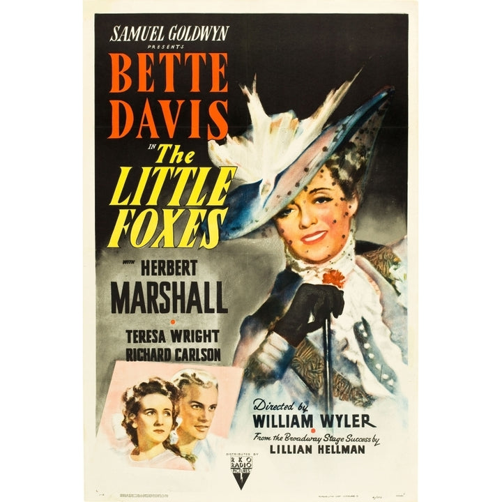 The Little Foxes Bette Davis 1941 Movie Poster Masterprint Image 1