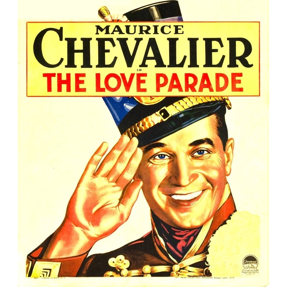 The Love Parade Maurice Chevalier On Window Card 1929 Movie Poster Masterprint Image 1