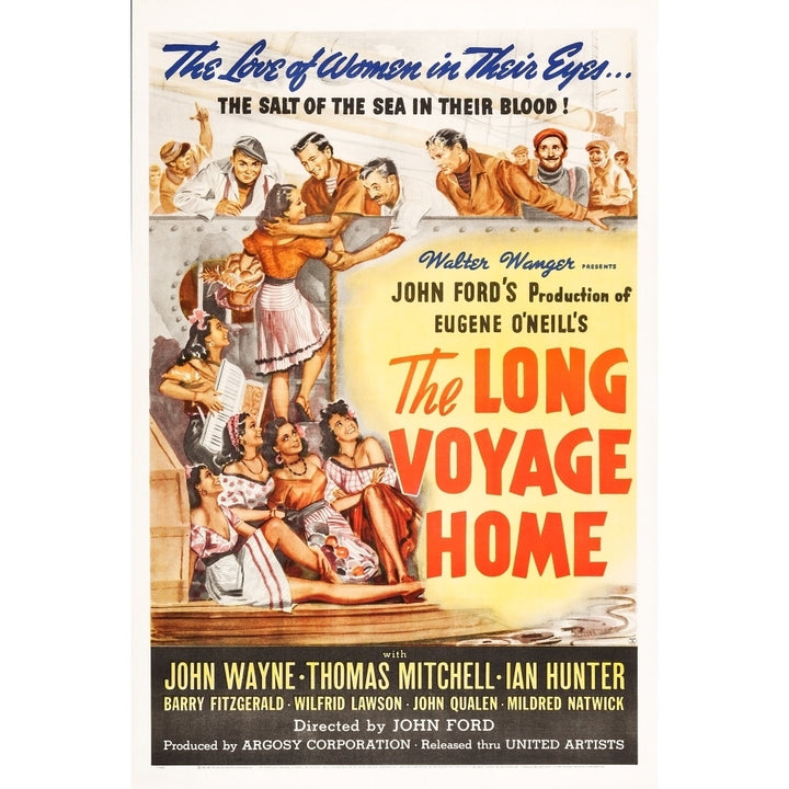 The Long Voyage Home Us Poster Art John Wayne 1940. Movie Poster Masterprint Image 2