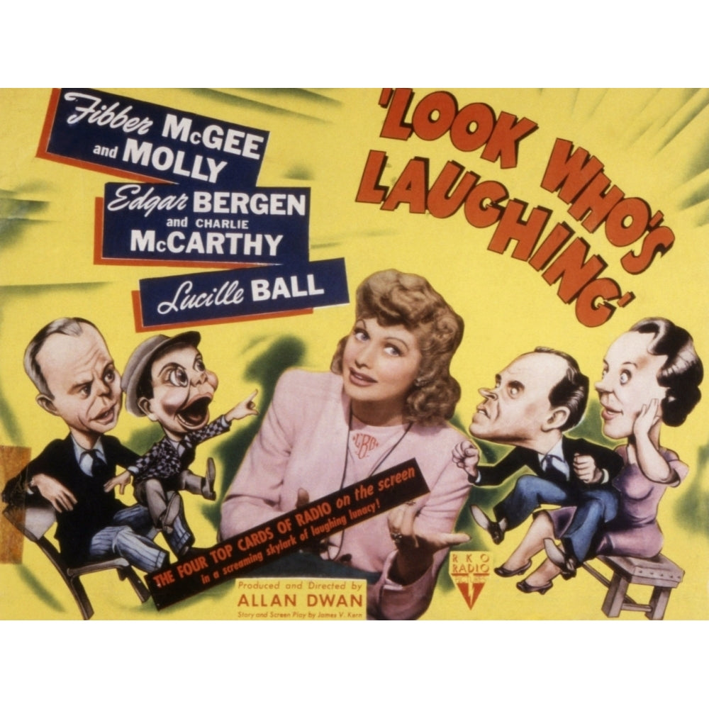 Look WhoS Laughing Movie Poster Masterprint Image 2