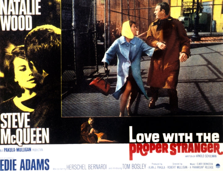 Love With The Proper Stranger Natalie Wood Steve Mcqueen 1963. Movie Poster Masterprint Image 1