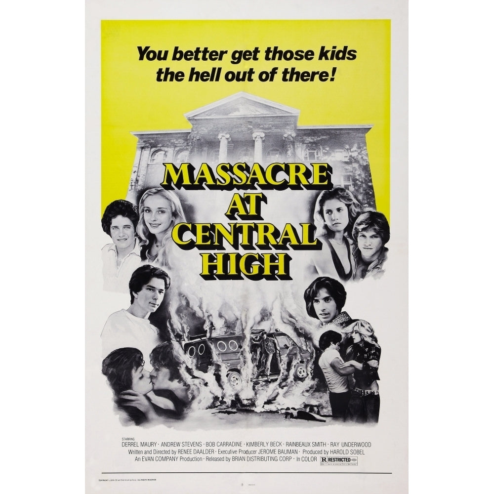 Massacre At Central High Poster Art 1976. Movie Poster Masterprint Image 2