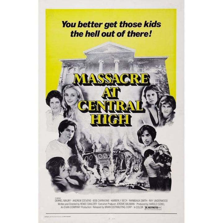 Massacre At Central High Poster Art 1976. Movie Poster Masterprint Image 1