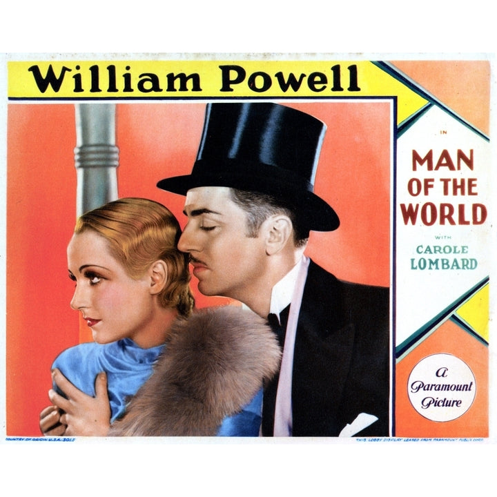 Man Of The World From Left Carole Lombard William Powell 1931 Movie Poster Masterprint Image 1