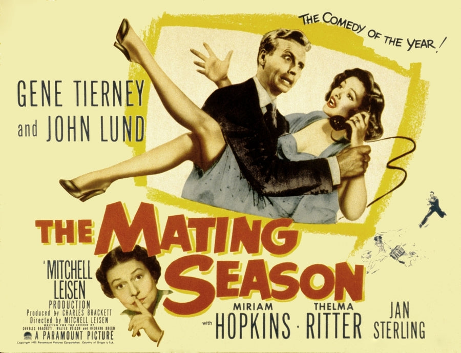 The Mating Season John Lund Gene Tierney Thelma Ritter 1951 Movie Poster Masterprint Image 1