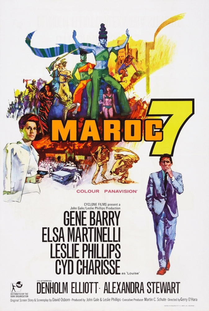 Maroc 7 Us Poster Art Cyd Charisse Gene Barry 1967 Movie Poster Masterprint Image 2