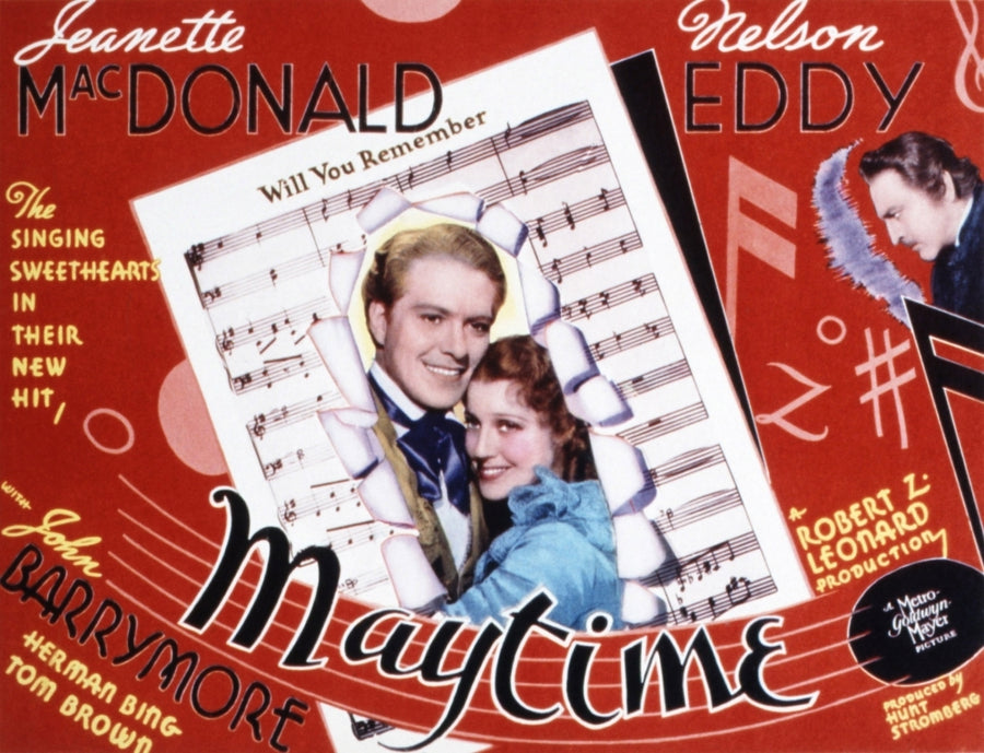 Maytime Nelson Eddy Jeanette Macdonald John Barrymore 1937 Movie Poster Masterprint Image 1