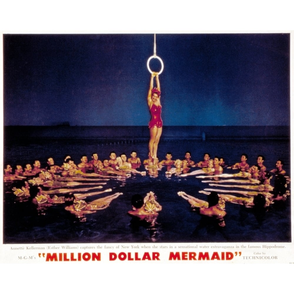 Million Dollar Mermaid Esther Williams 1952 Movie Poster Masterprint Image 1