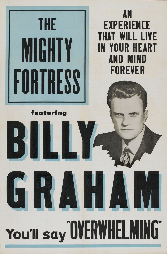 The Mighty Fortress Billy Graham 1955 Movie Poster Masterprint Image 1