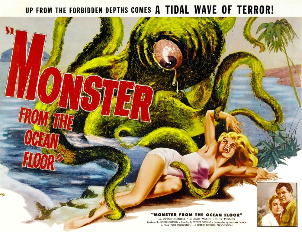 Monster From The Ocean Floor Anne Kimbell Stuart Wade 1954 Movie Poster Masterprint Image 1