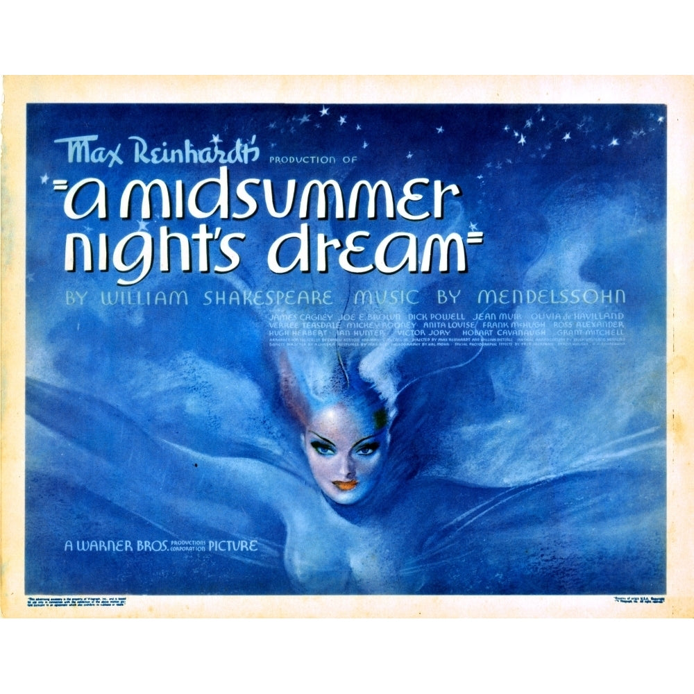 A Midsummer NightS Dream 1935 Movie Poster Masterprint Image 2