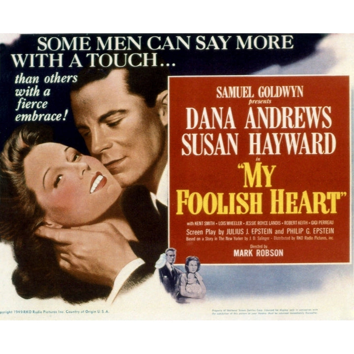 My Foolish Heart Susan Hayward Dana Andrews 1949 Movie Poster Masterprint Image 2