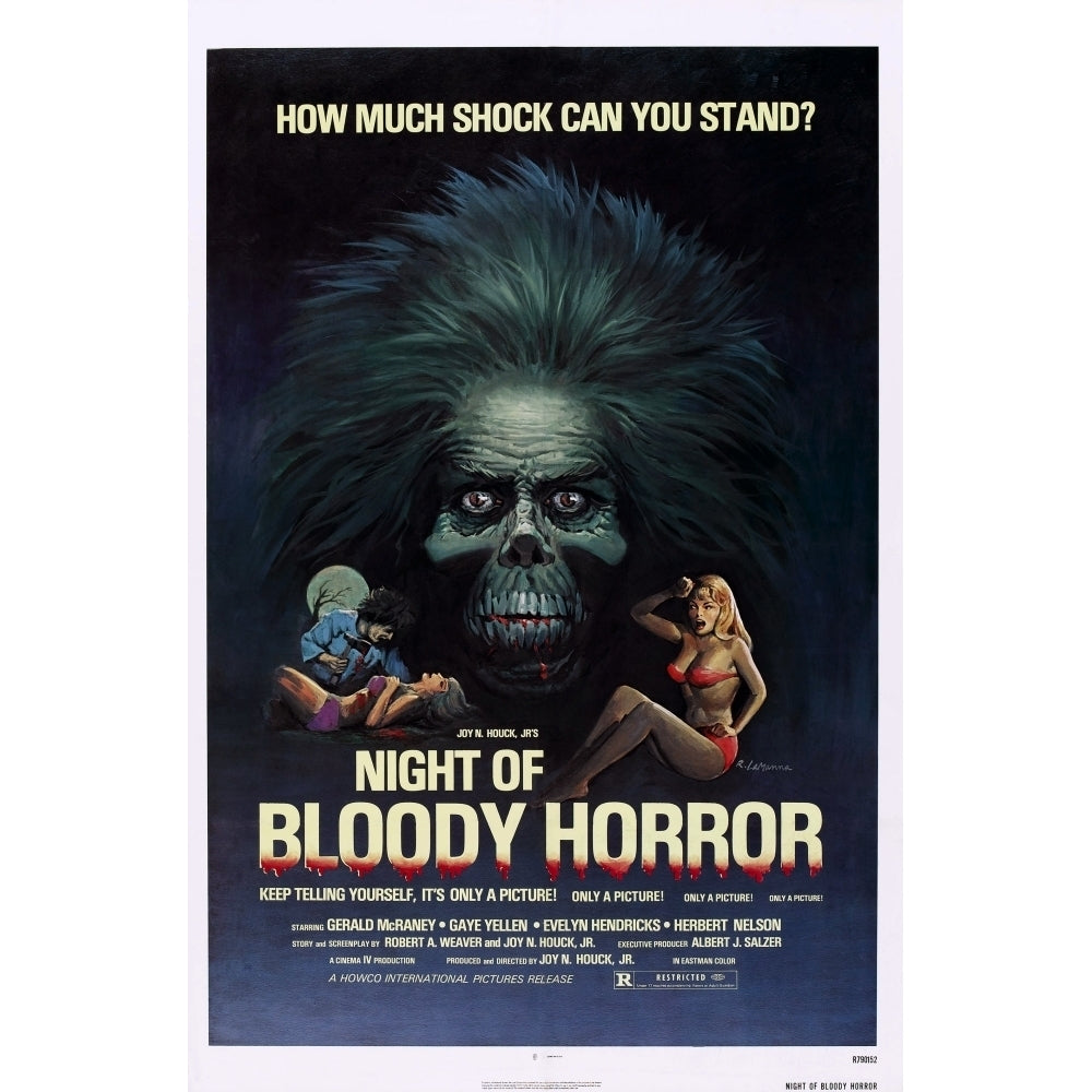 Night Of Bloody Horror Us Poster Art Gerald Mcraney 1969 Movie Poster Masterprint Image 2