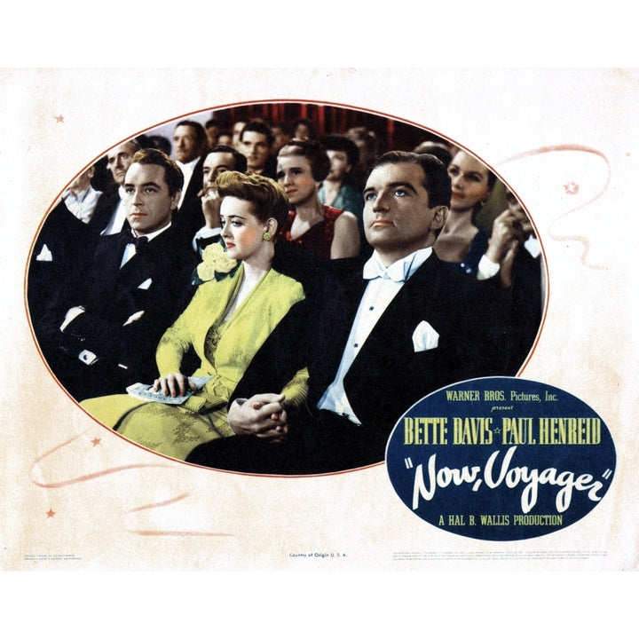 Now Voyager From Left Paul Henreid Bette Davis John Loder 1942 Movie Poster Masterprint Image 1