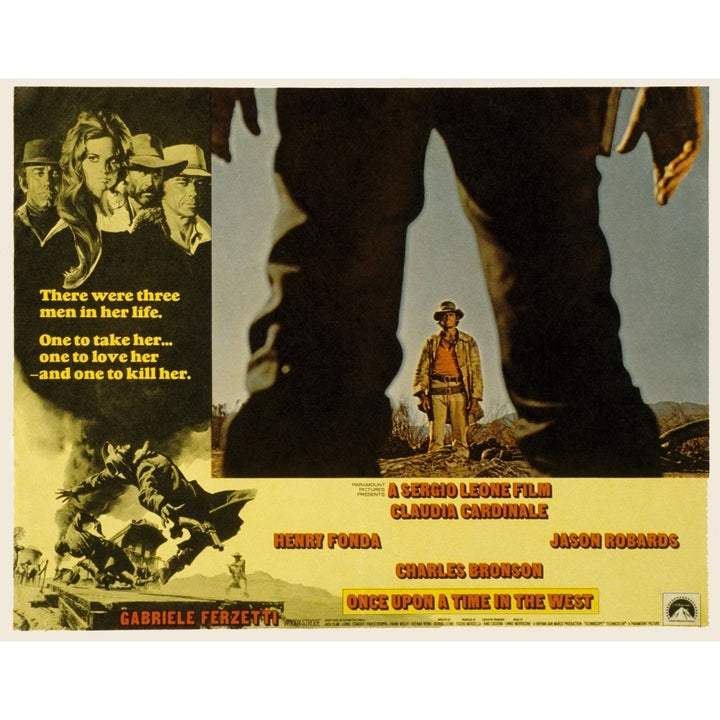 Once Upon A Time In The West Charles Bronson 1968 Movie Poster Masterprint Image 2